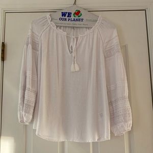 White Peasant Blouse